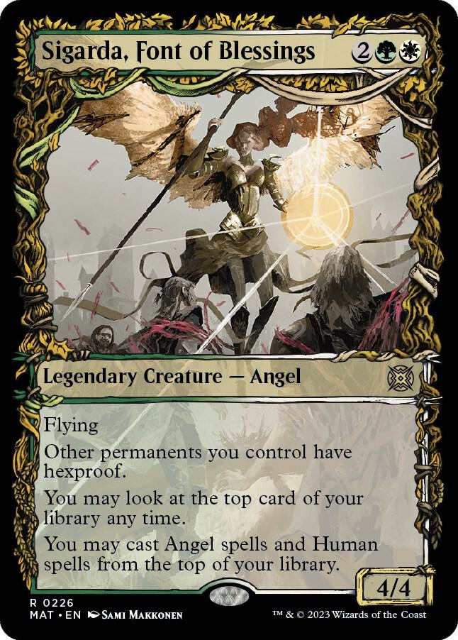 Sigarda, Font of Blessings (Halo Foil) card image