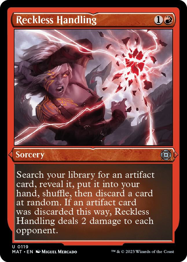 Reckless Handling (Foil Etched) card image