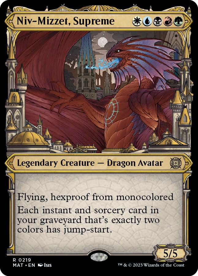 Niv-Mizzet, Supreme (Halo Foil) card image