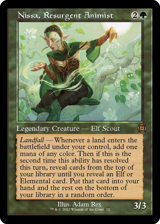 Nissa, Resurgent Animist (Retro Frame) card image