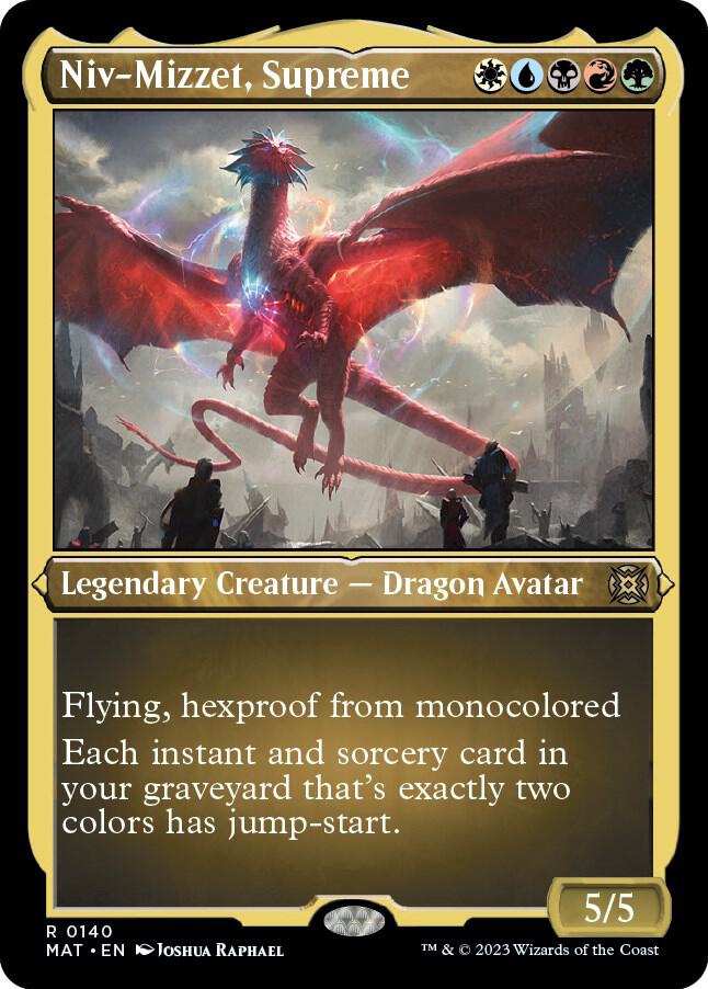 Niv-Mizzet, Supreme (Foil Etched) card image