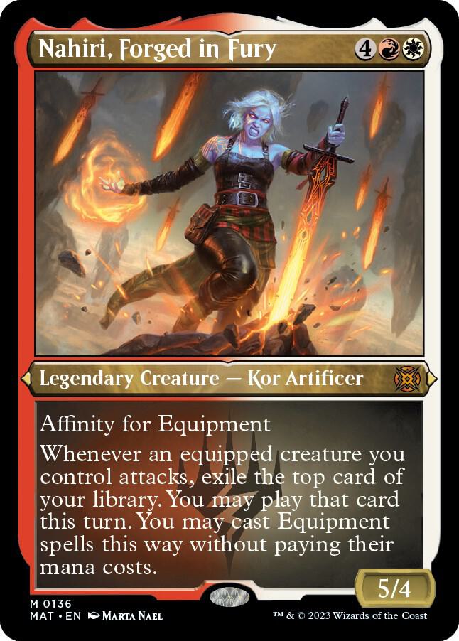 Nahiri, Forged in Fury (Foil Etched) card image