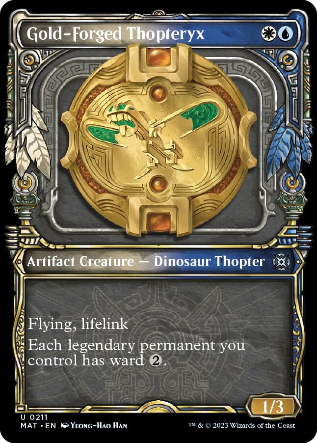 Gold-Forged Thopteryx (Halo Foil) card image