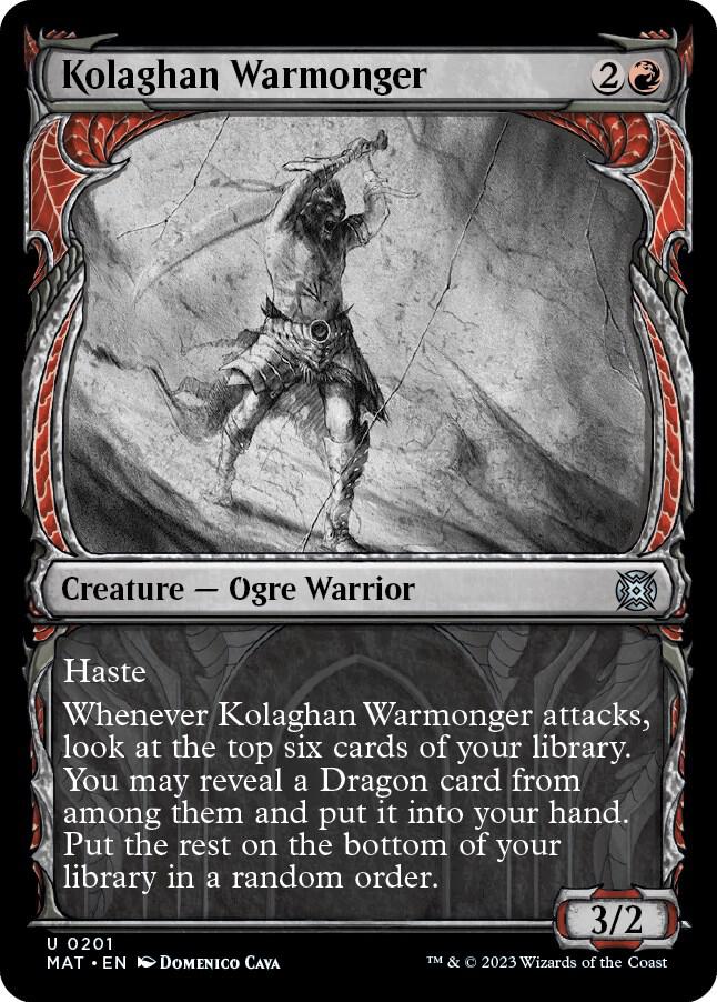 Kolaghan Warmonger (Halo Foil) card image