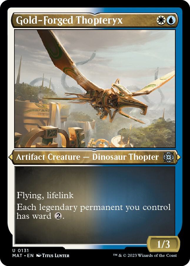 Gold-Forged Thopteryx (Foil Etched) card image