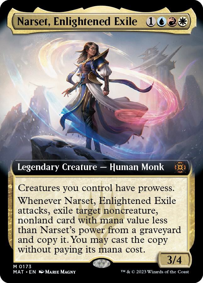 Narset, Enlightened Exile (Extended Art) card image