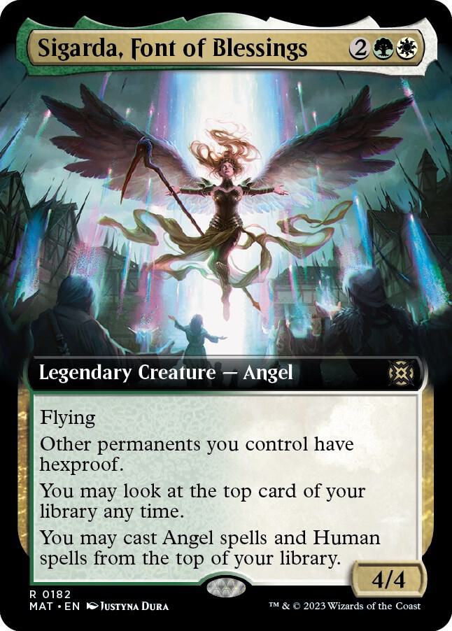 Sigarda, Font of Blessings (Extended Art) card image