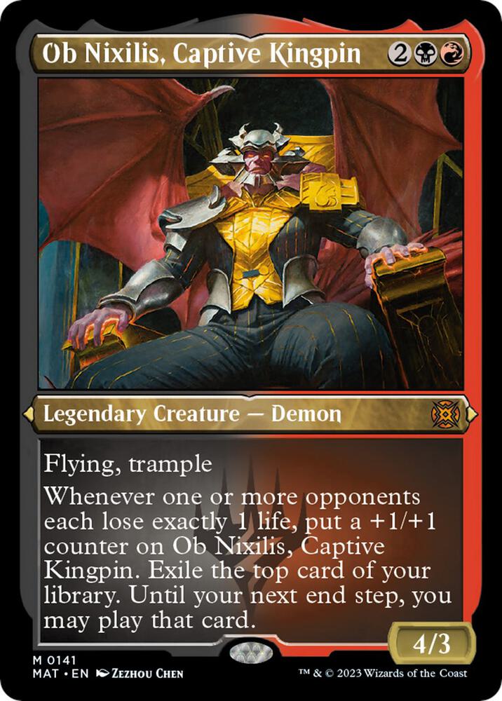 Ob Nixilis, Captive Kingpin (Foil Etched) card image