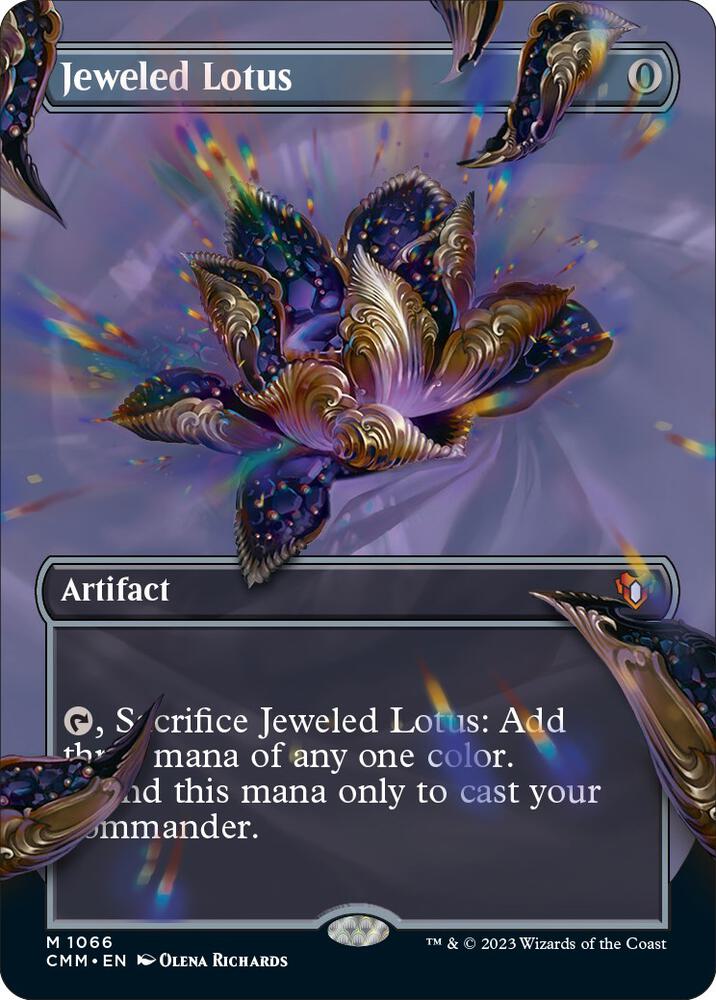 Jeweled Lotus (Textured Foil) card image