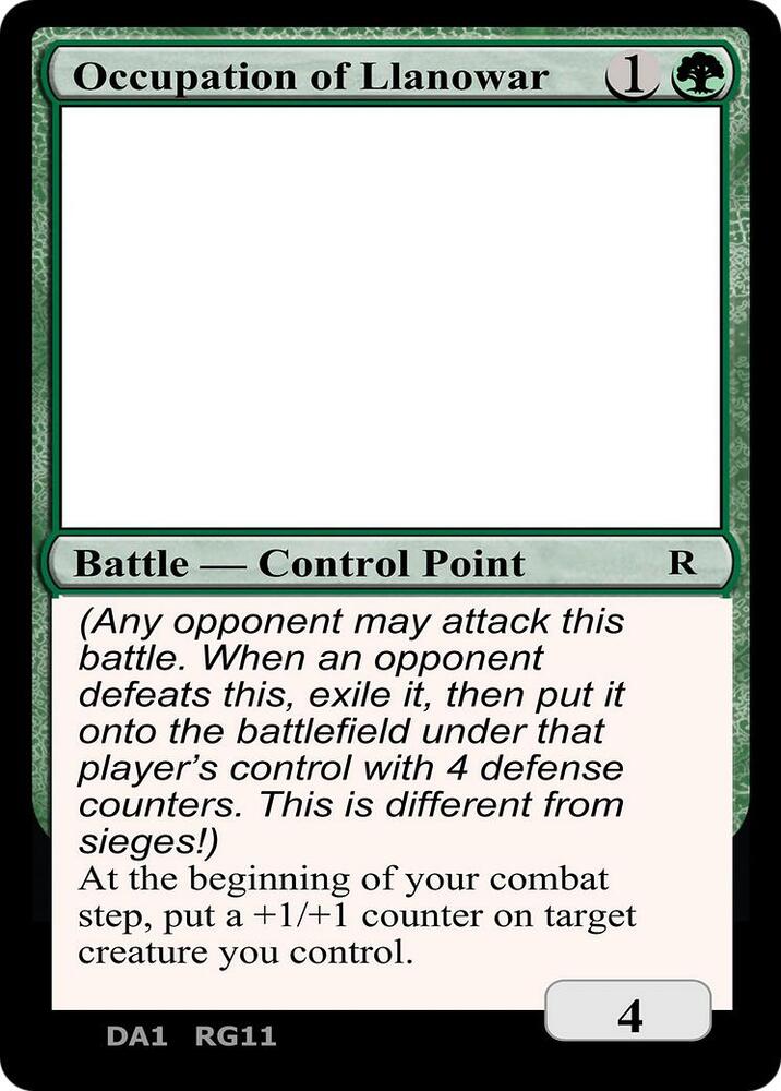 Occupation of Llanowar card image