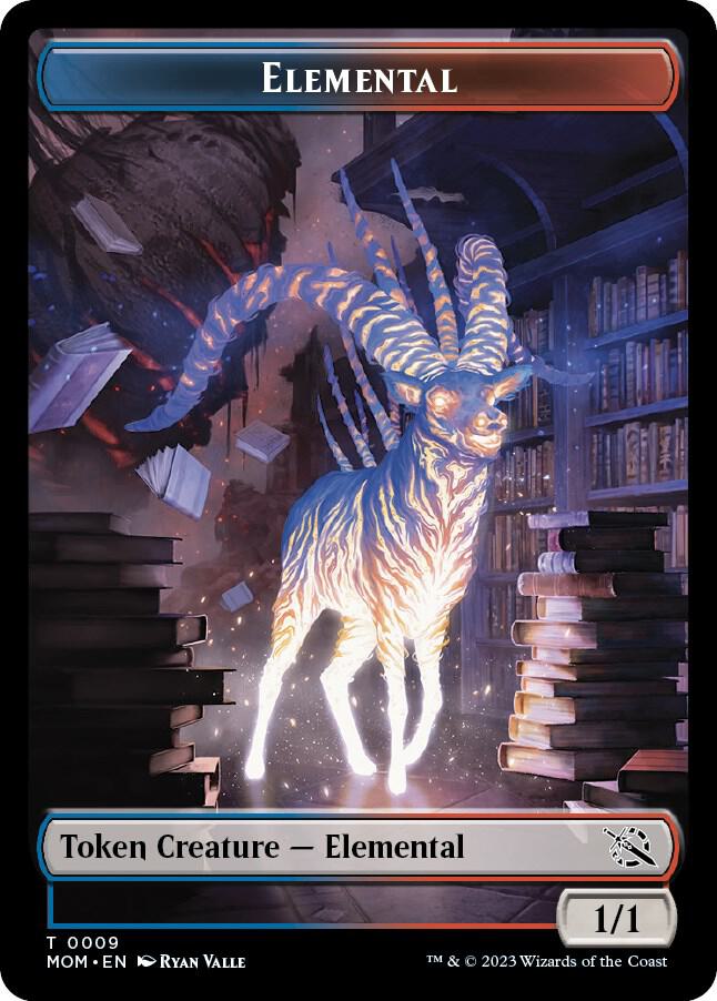 Elemental (0009) // Dinosaur Double-Sided Token card image