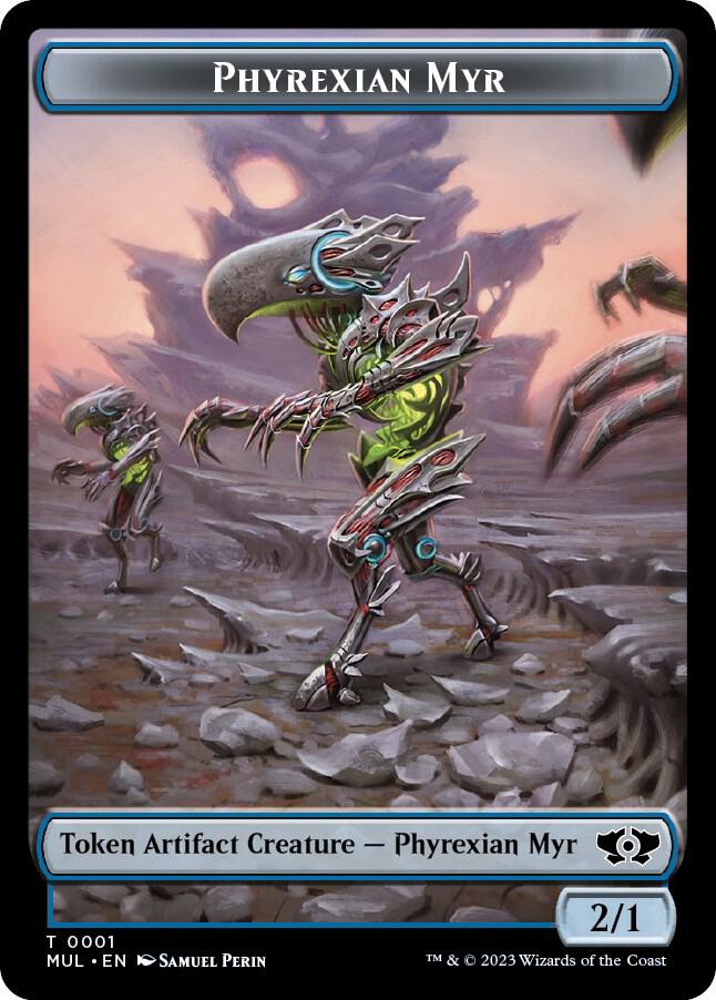 Phyrexian Myr // Phyrexian Hydra (0011) Double-Sided Token card image