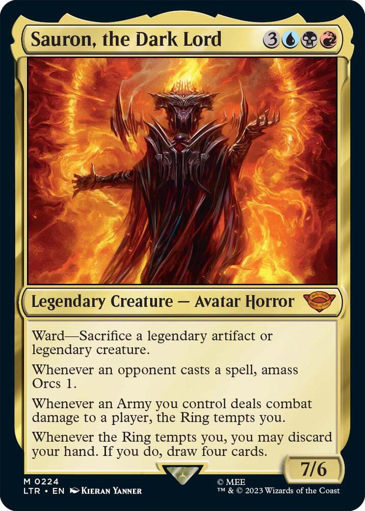 Sauron, the Dark Lord card image