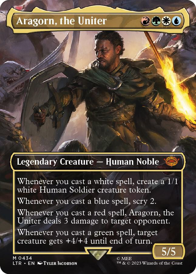 Aragorn, the Uniter (Borderless) card image