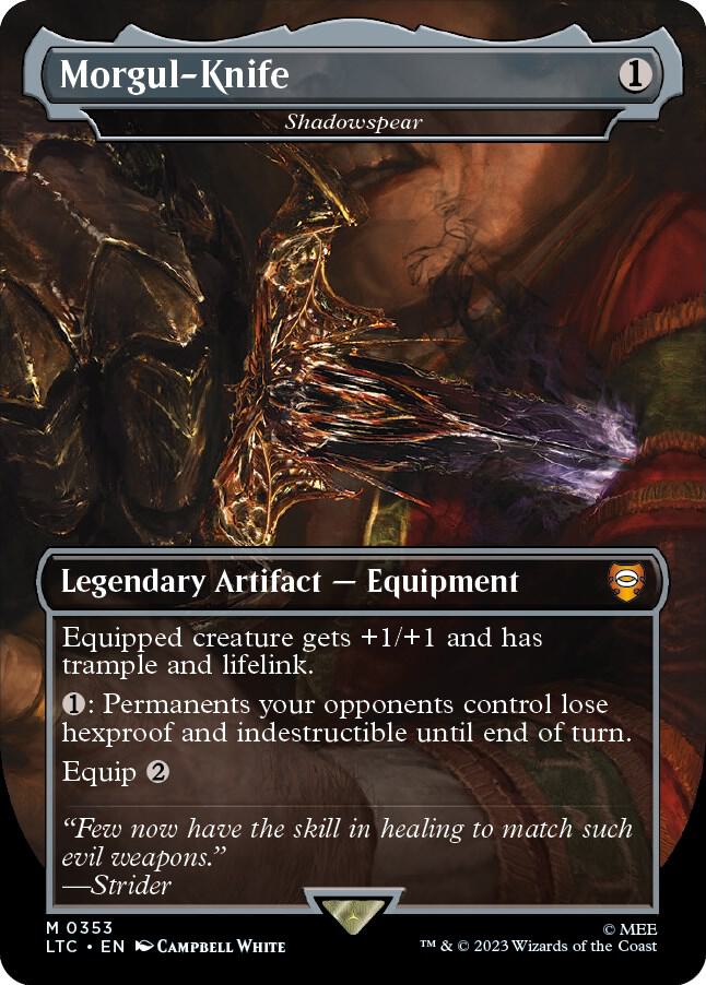 Morgul-Knife - Shadowspear (Borderless) card image