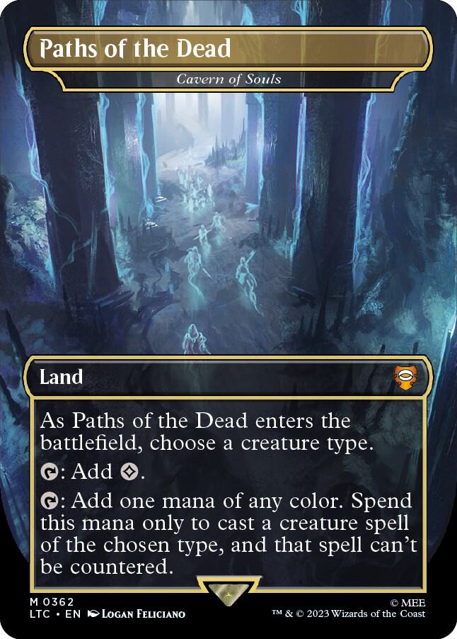 Paths of the Dead - Cavern of Souls (Borderless) card image