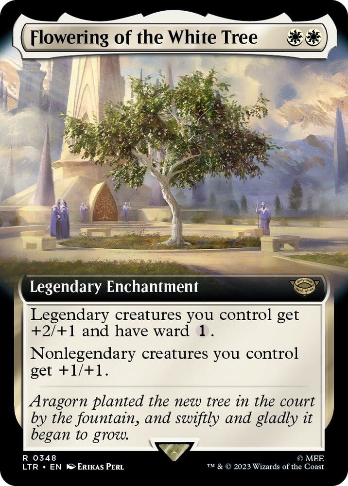 Flowering of the White Tree (Extended Art) card image
