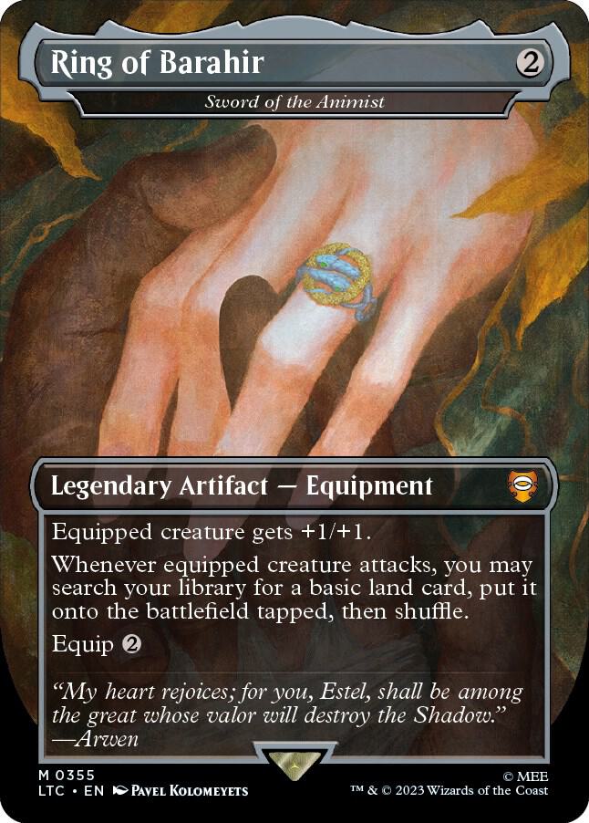 Ring of Barahir - Sword of the Animist (Borderless) card image