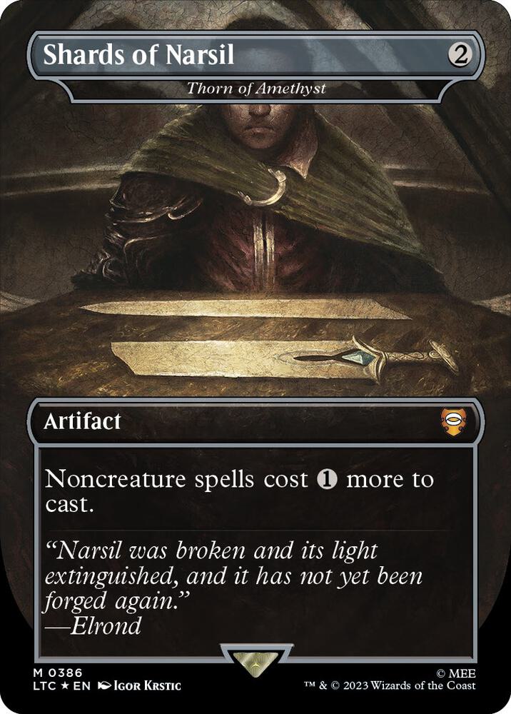 Shards of Narsil - Thorn of Amethyst (Borderless) (Surge Foil) card image