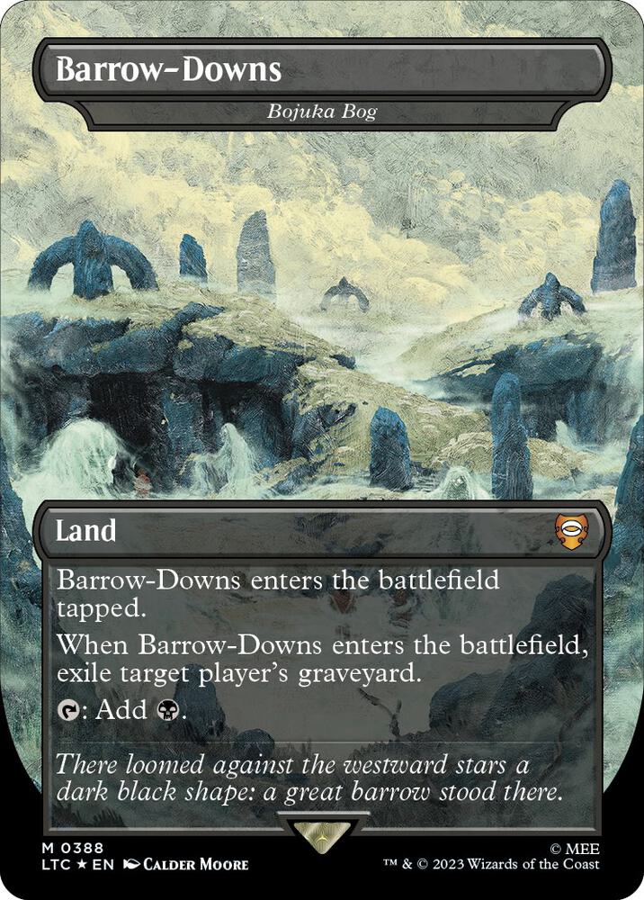 Barrow-Downs - Bojuka Bog (Borderless) (Surge Foil) card image