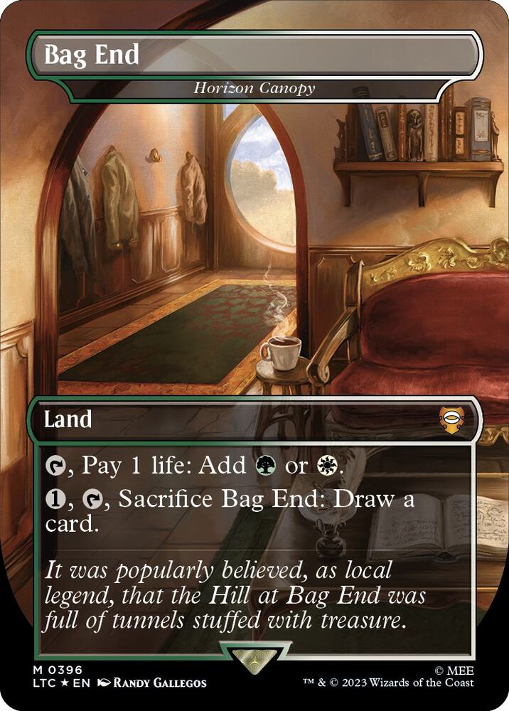 Bag End - Horizon Canopy (Borderless) (Surge Foil) card image