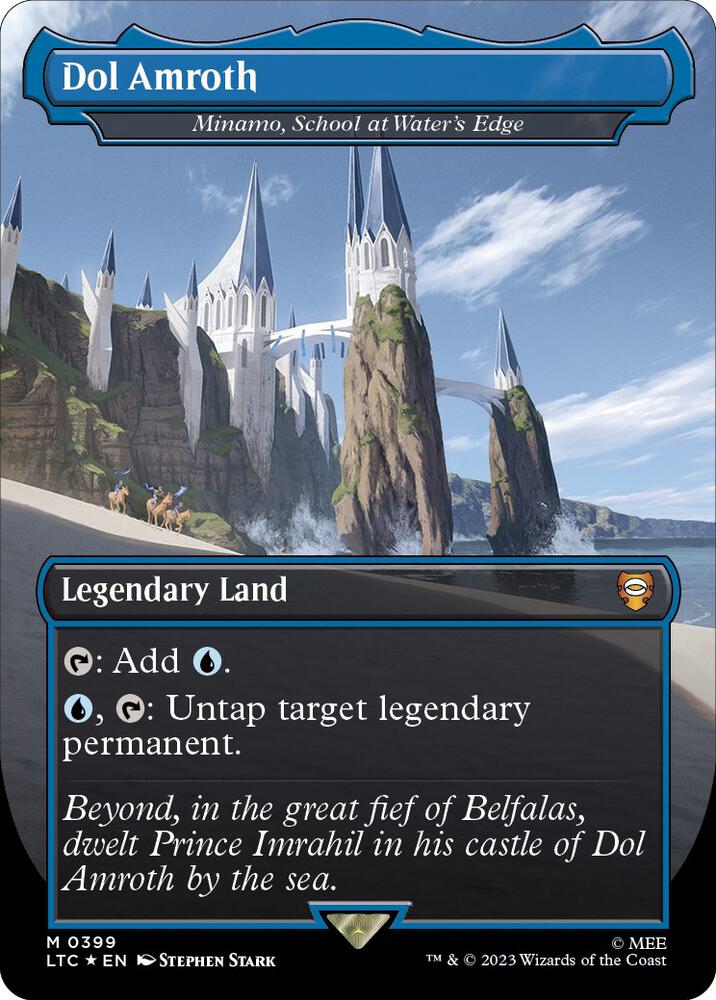 Dol Amroth - Minamo, School at Water's Edge (Borderless) (Surge Foil) card image