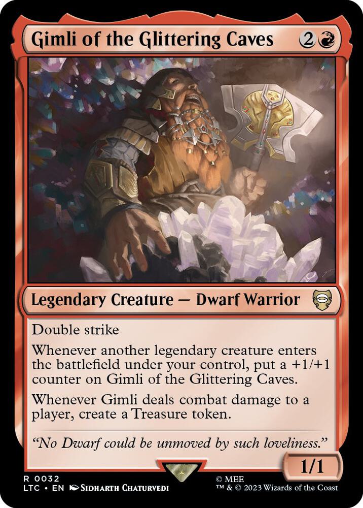 Gimli of the Glittering Caves card image