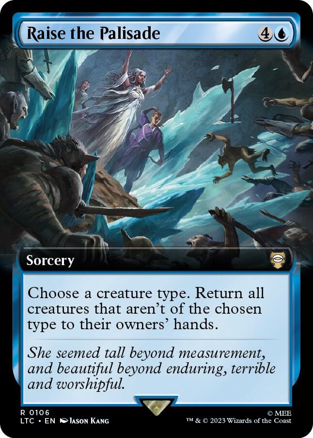 Raise the Palisade (Extended Art) card image