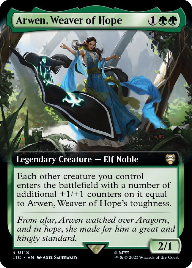 Arwen, Weaver of Hope (Extended Art) card image
