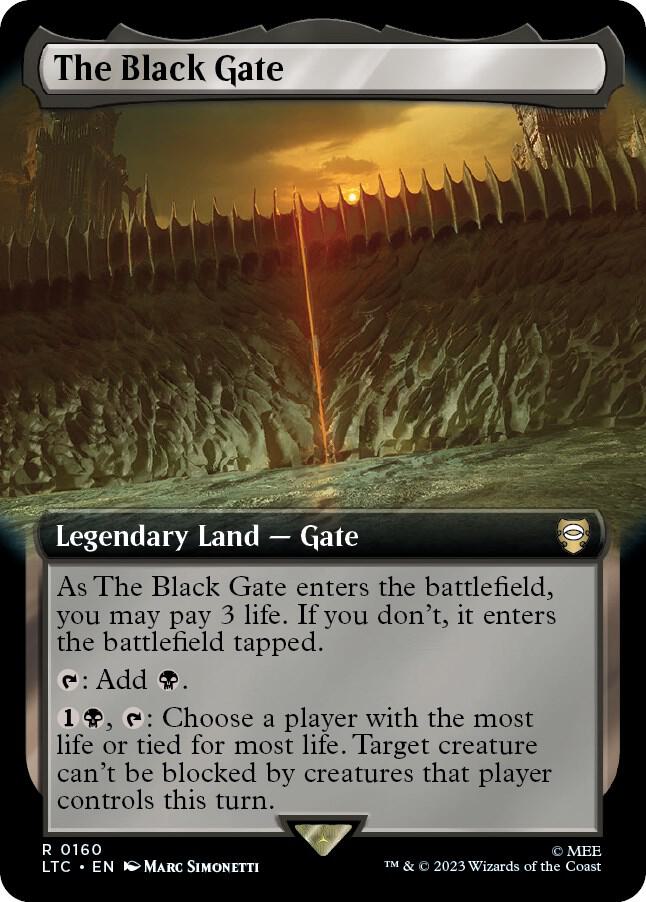 The Black Gate (Extended Art) card image