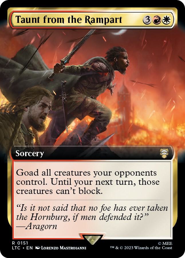 Taunt from the Rampart (Extended Art) card image