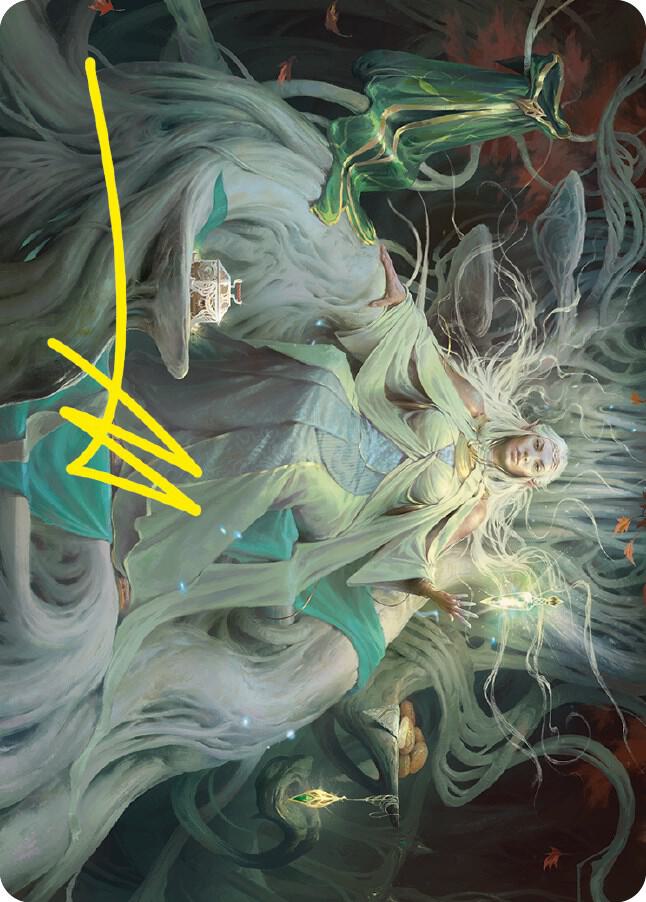 Galadriel, Gift-Giver Art Card (Gold-Stamped Signature) card image