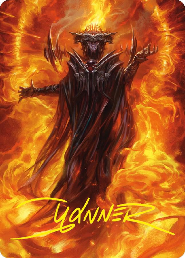 Sauron, the Dark Lord Art Card (Gold-Stamped Signature) card image