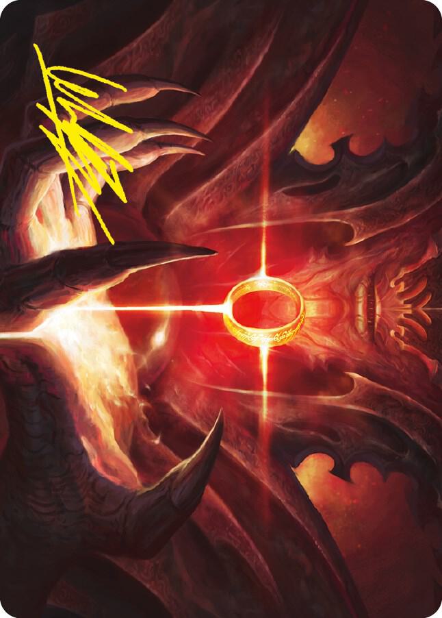 Sol Ring Art Card (Gold-Stamped Signature) card image