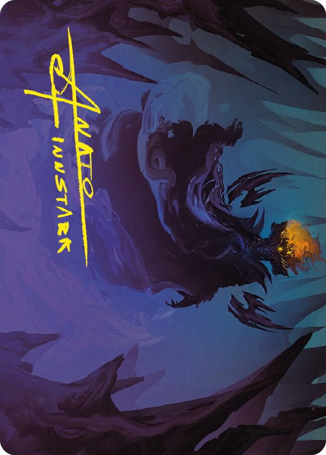Sauron, the Necromancer Art Card (Gold-Stamped Signature) card image