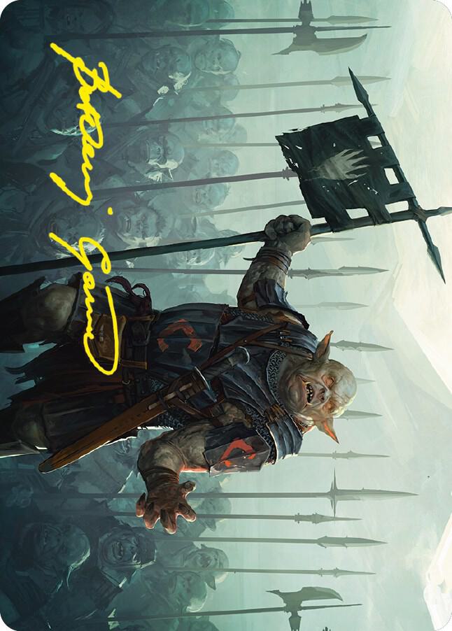 Ugluk of the White Hand Art Card (Gold-Stamped Signature) card image