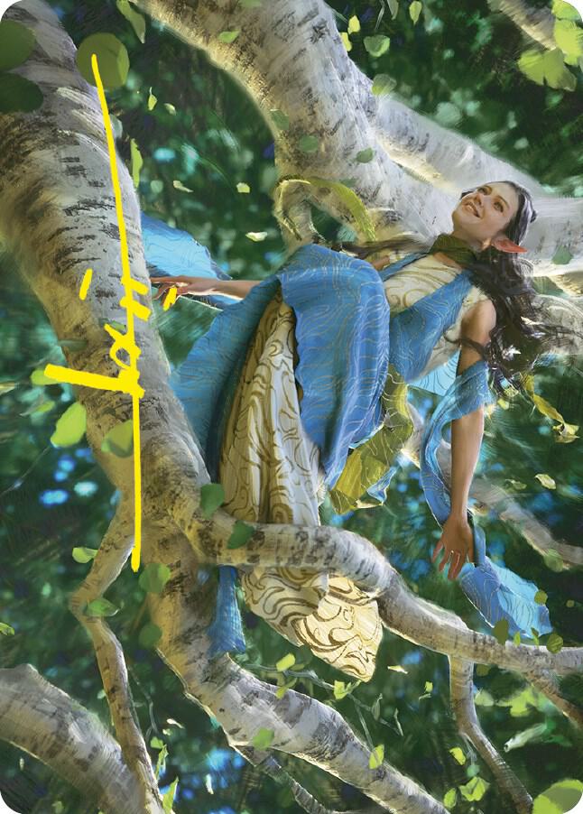 Arwen Undomiel Art Card (Gold-Stamped Signature) card image