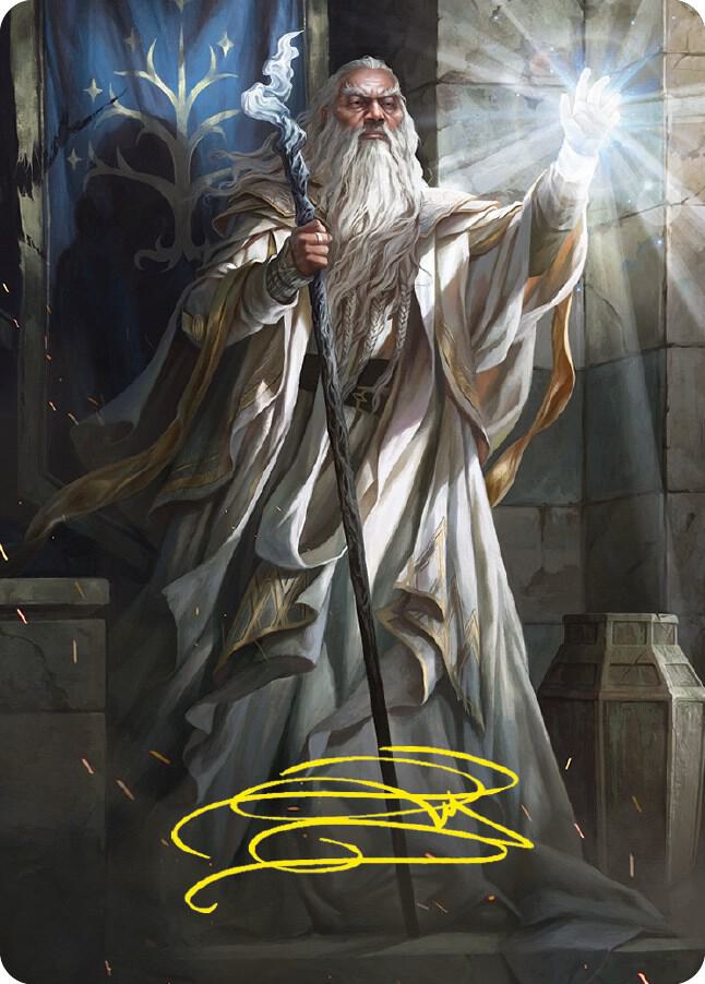 Gandalf the White Art Card (Gold-Stamped Signature) card image