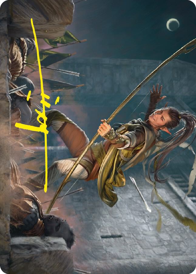 Legolas, Counter of Kills Art Card (Gold-Stamped Signature) card image