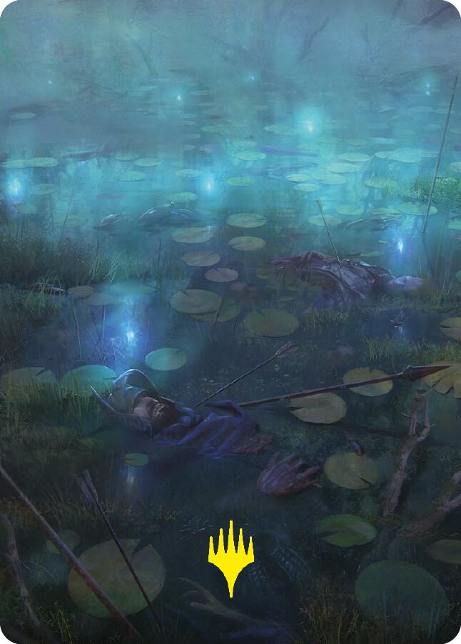 The Dead Marshes Art Card (Gold-Stamped Signature) card image