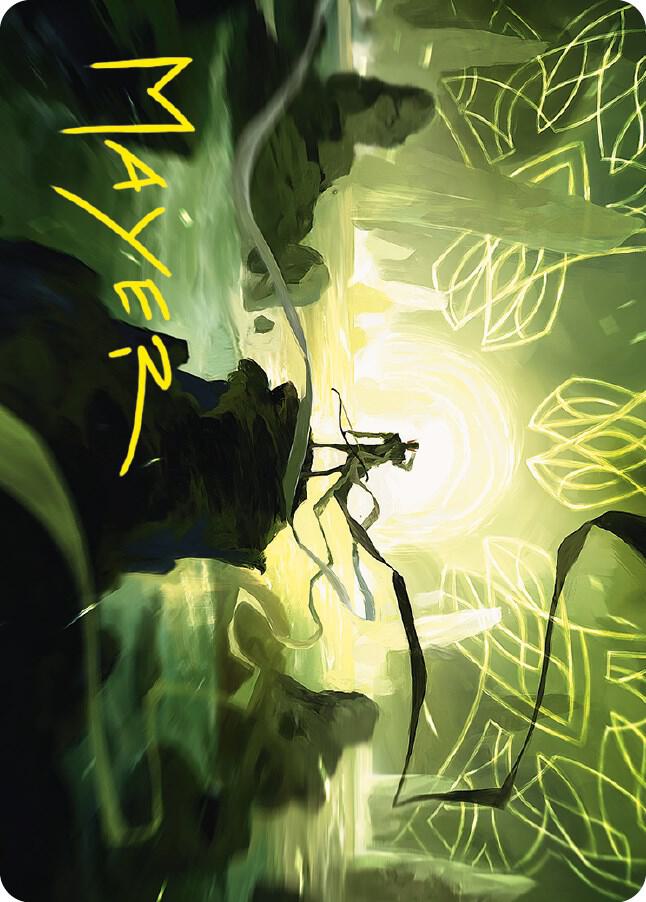 Legolas, Master Archer Art Card (Gold-Stamped Signature) card image