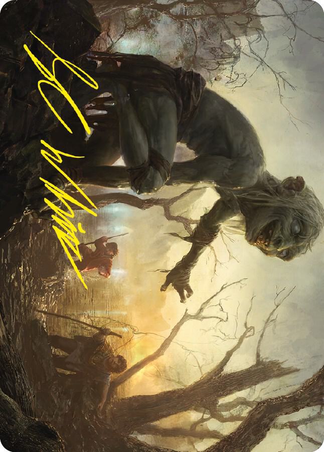 Smeagol, Helpful Guide Art Card (Gold-Stamped Signature) card image