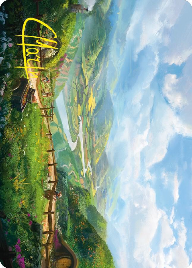 Plains Art Card (Gold-Stamped Signature) card image