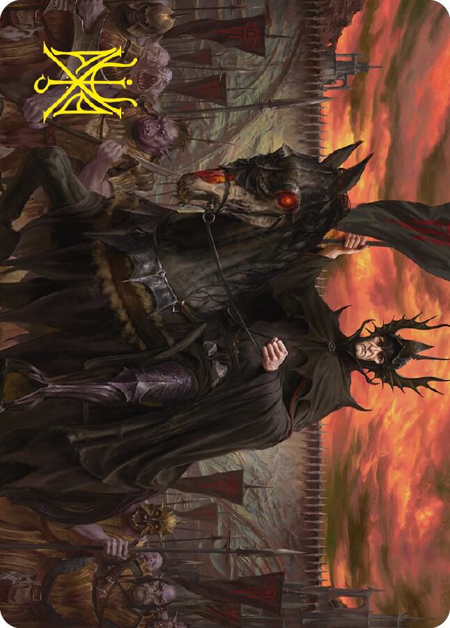 The Mouth of Sauron Art Card (Gold-Stamped Signature) card image