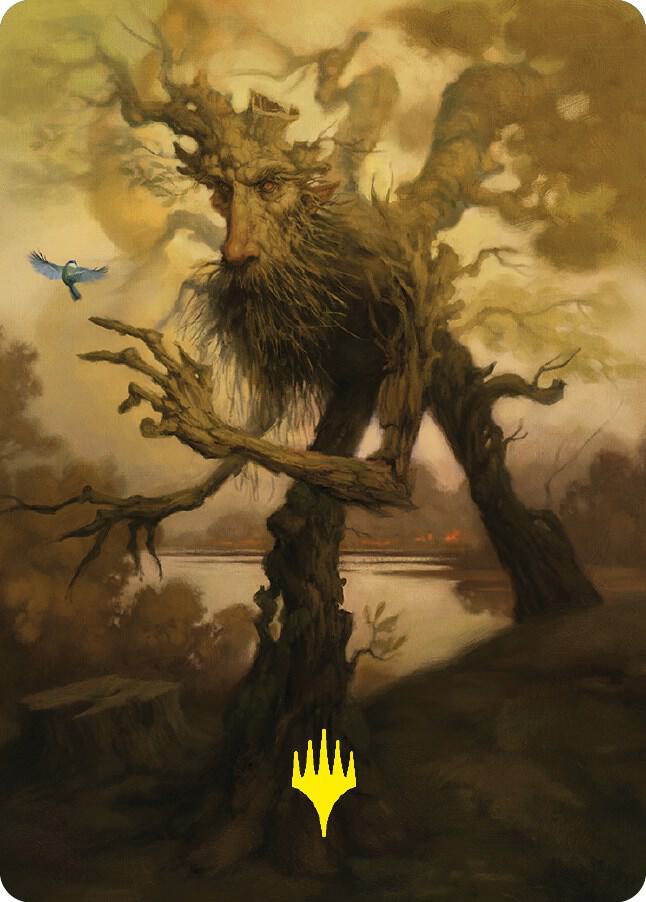 Treefolk Token Art Card (Gold-Stamped Signature) card image