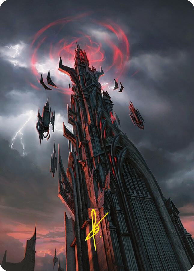 Barad-dur Art Card (Gold-Stamped Signature) card image