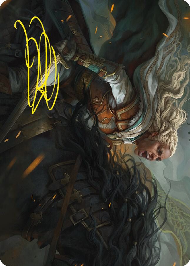 Eowyn, Fearless Knight Art Card (Gold-Stamped Signature) card image