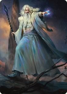 Saruman of Many Colors Art Card card image