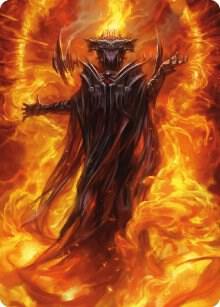 Sauron, the Dark Lord Art Card card image