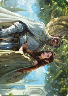 Aragorn and Arwen, Wed Art Card card image